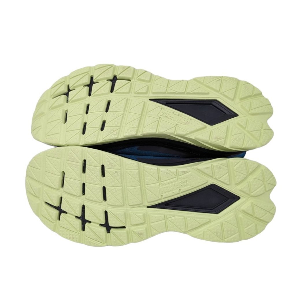 Blue Teal Hoka One Mach 4 Training Running Shoes Sneakers Trainers 10.0 - Picture 3 of 4
